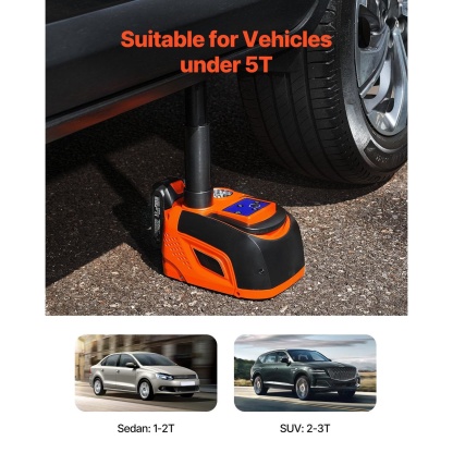 5 Ton Electric Car Jack Kit – Portable Hydraulic Vehicle Lift with Remote Control