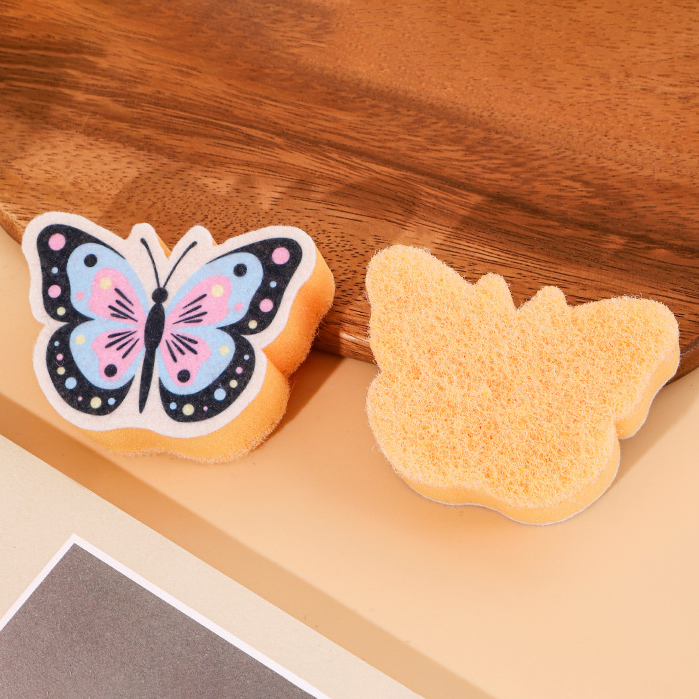 shaped dish scrubber