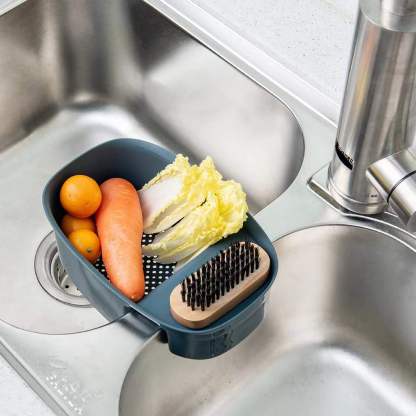 portable kitchen hanging drain basket