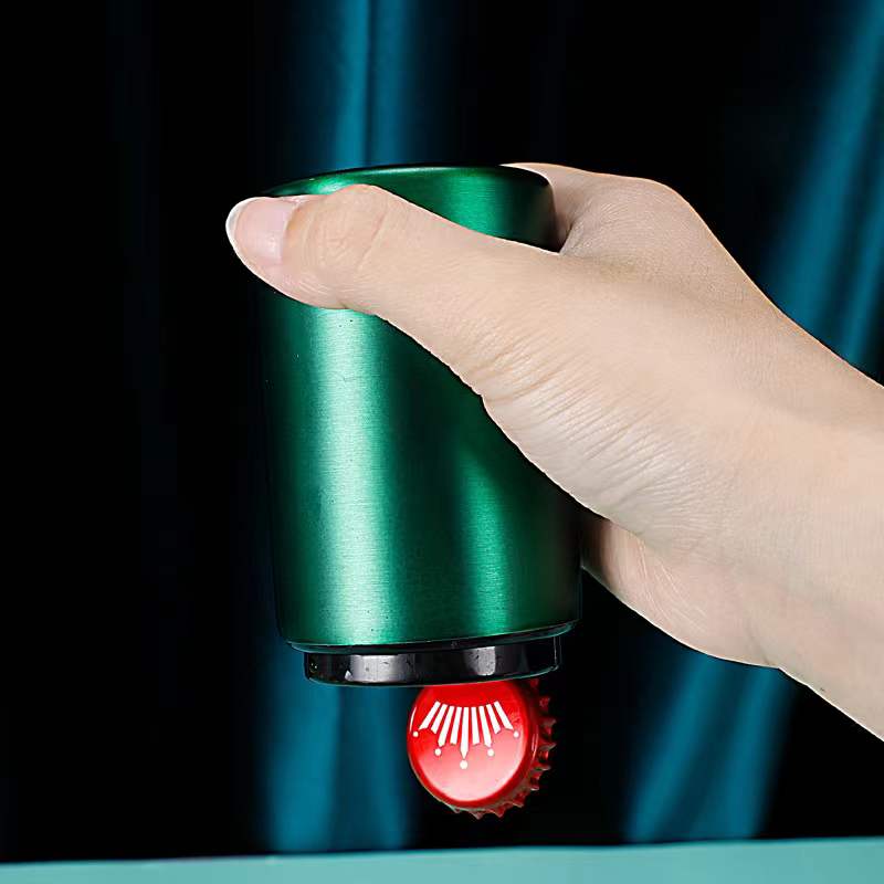 push-type bottle opener