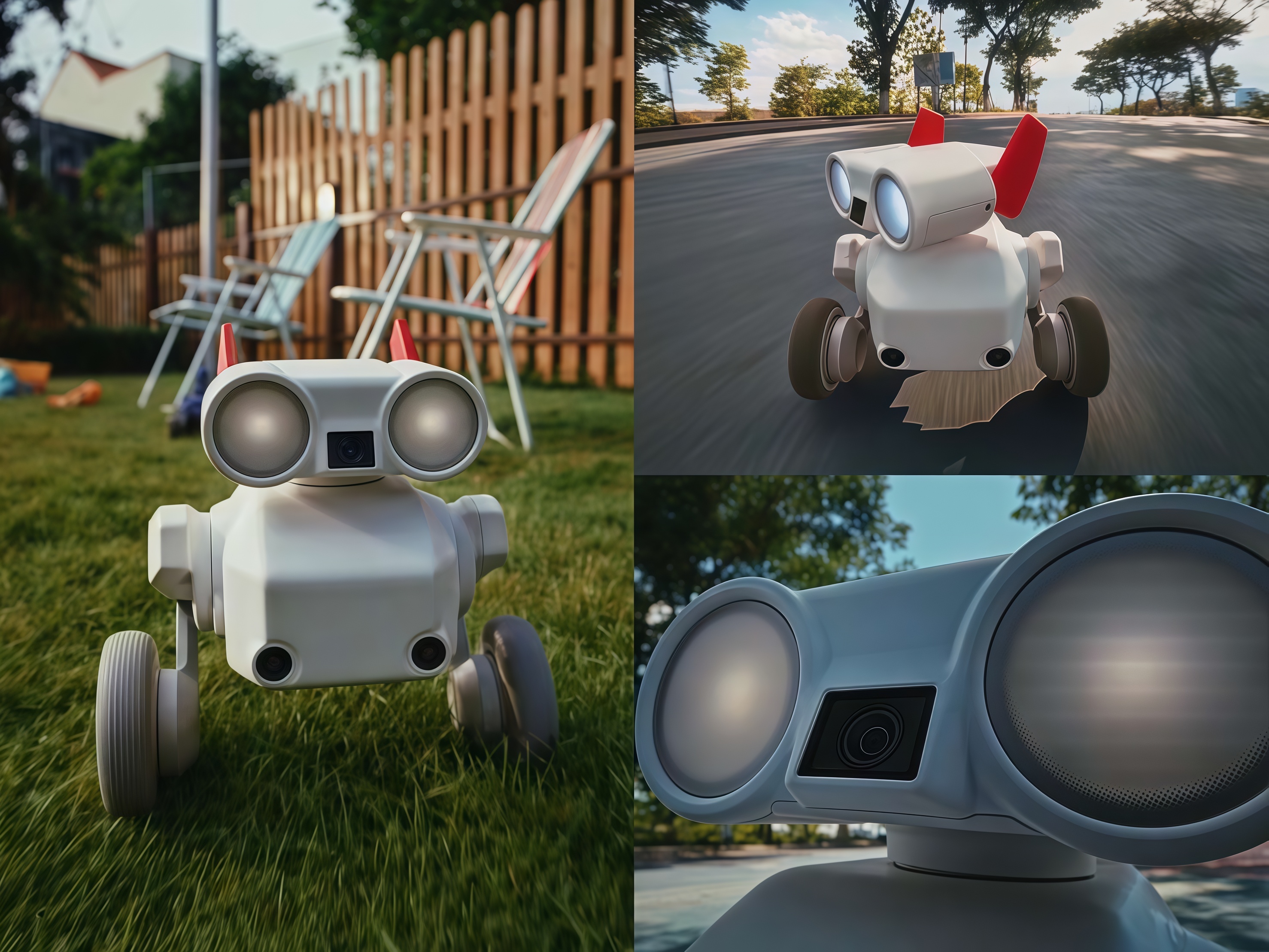 All-Terrain AI Camera Robot – Smart Auto-Following 4K Adventure Companion