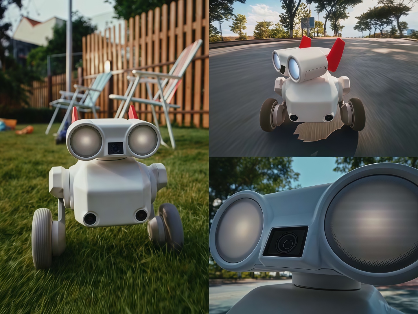 All-Terrain AI Camera Robot – Smart Auto-Following 4K Adventure Companion