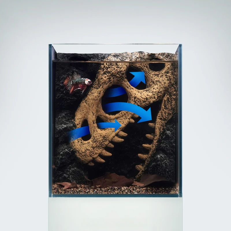 Ancient Echo Aquascape Desktop Aquarium-Handcrafted Underwater Landscape Ecosystem
