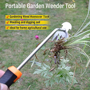 Weed Remover Tool,Portable Garden Weeder Tool