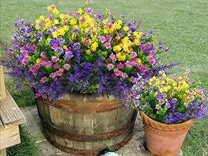 garden fake flowers