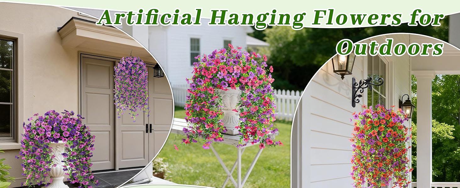 Fake Hanging Flowers