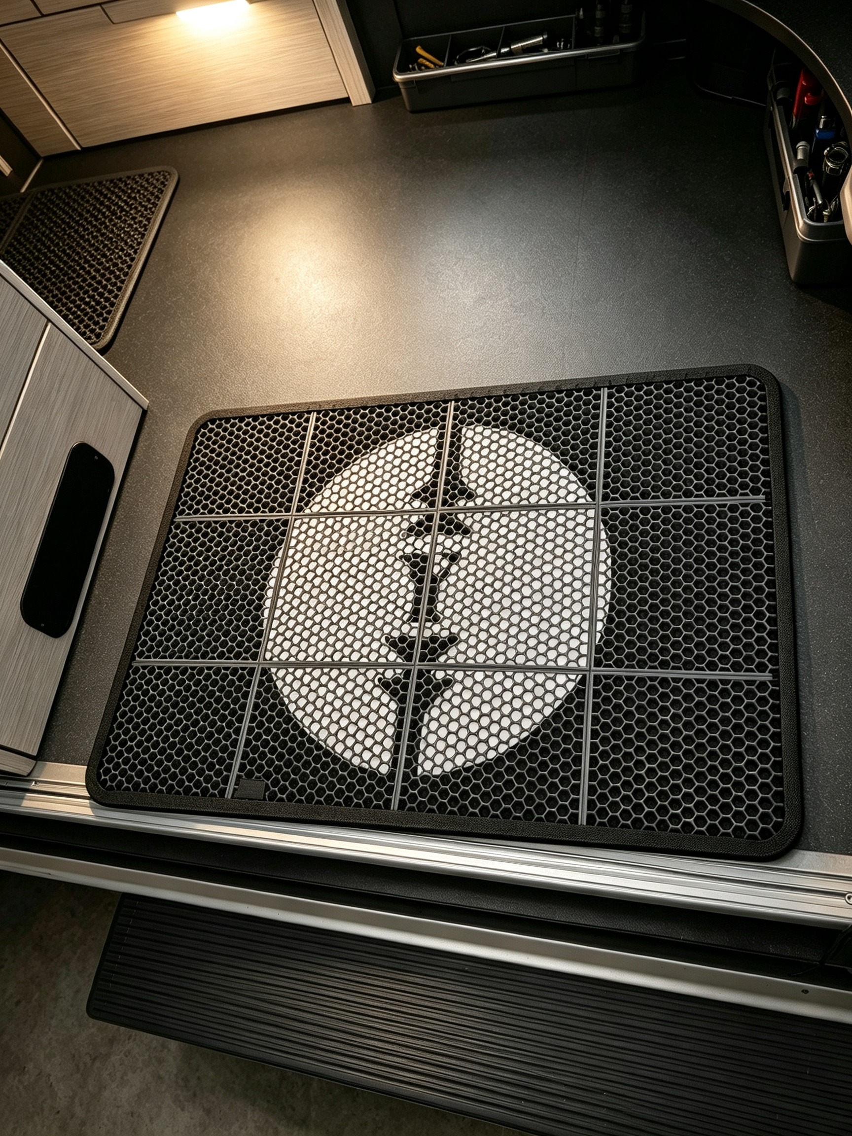 Camping Doormat with Easy‑Empty Function