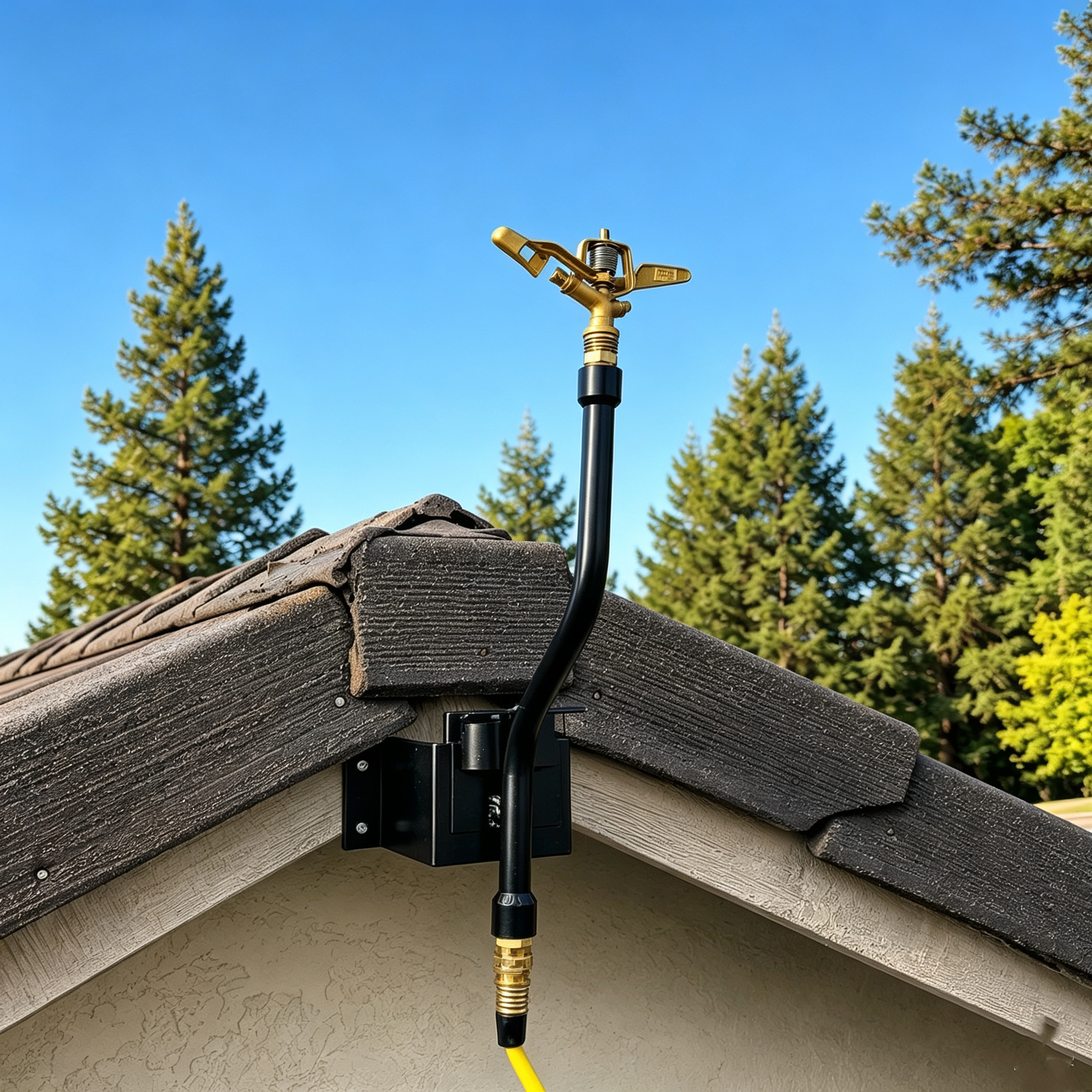Structure‑Mount Fire Sprinklers – 3.1‑13.9 GPM, 59ft Spray Radius, Permanent Bracket, Removable Head
