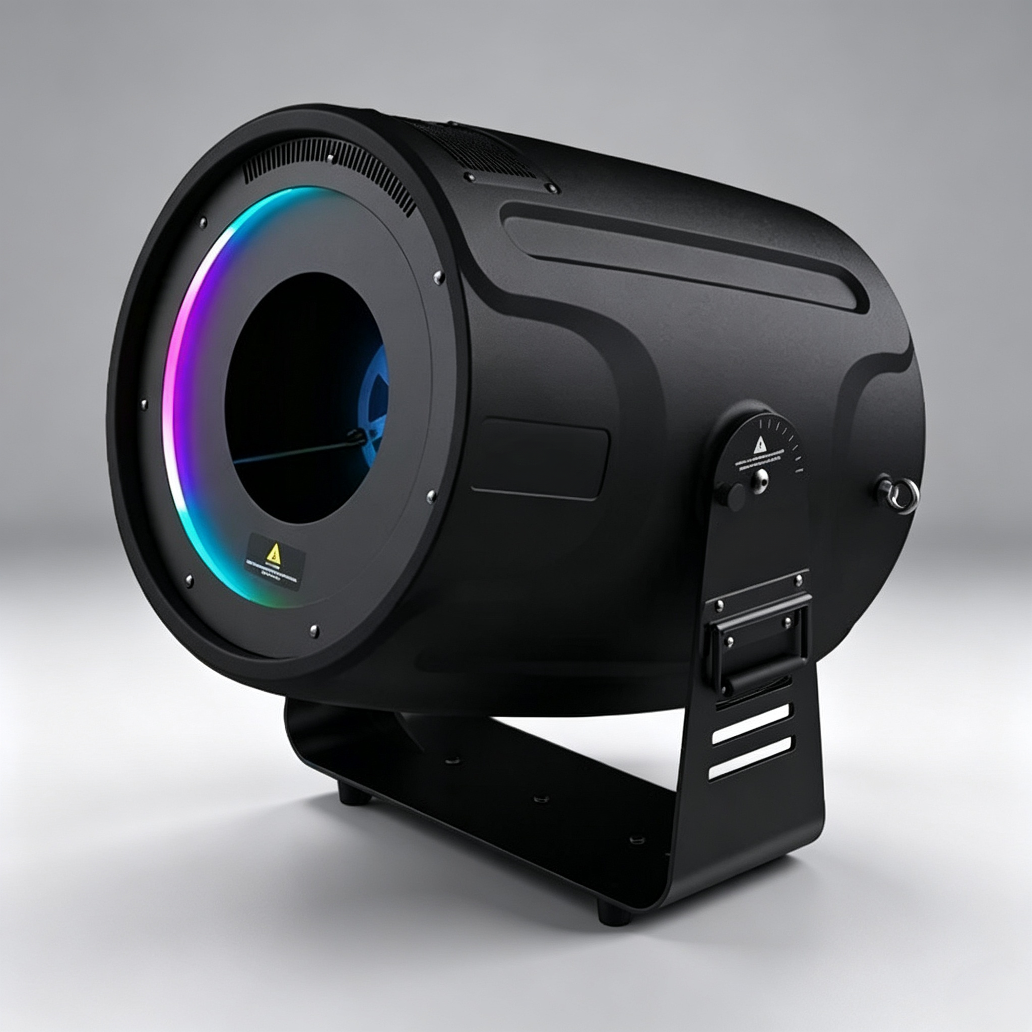 Smoke Ring Machine – RGB LED Ring, 10m Output, DMX Control