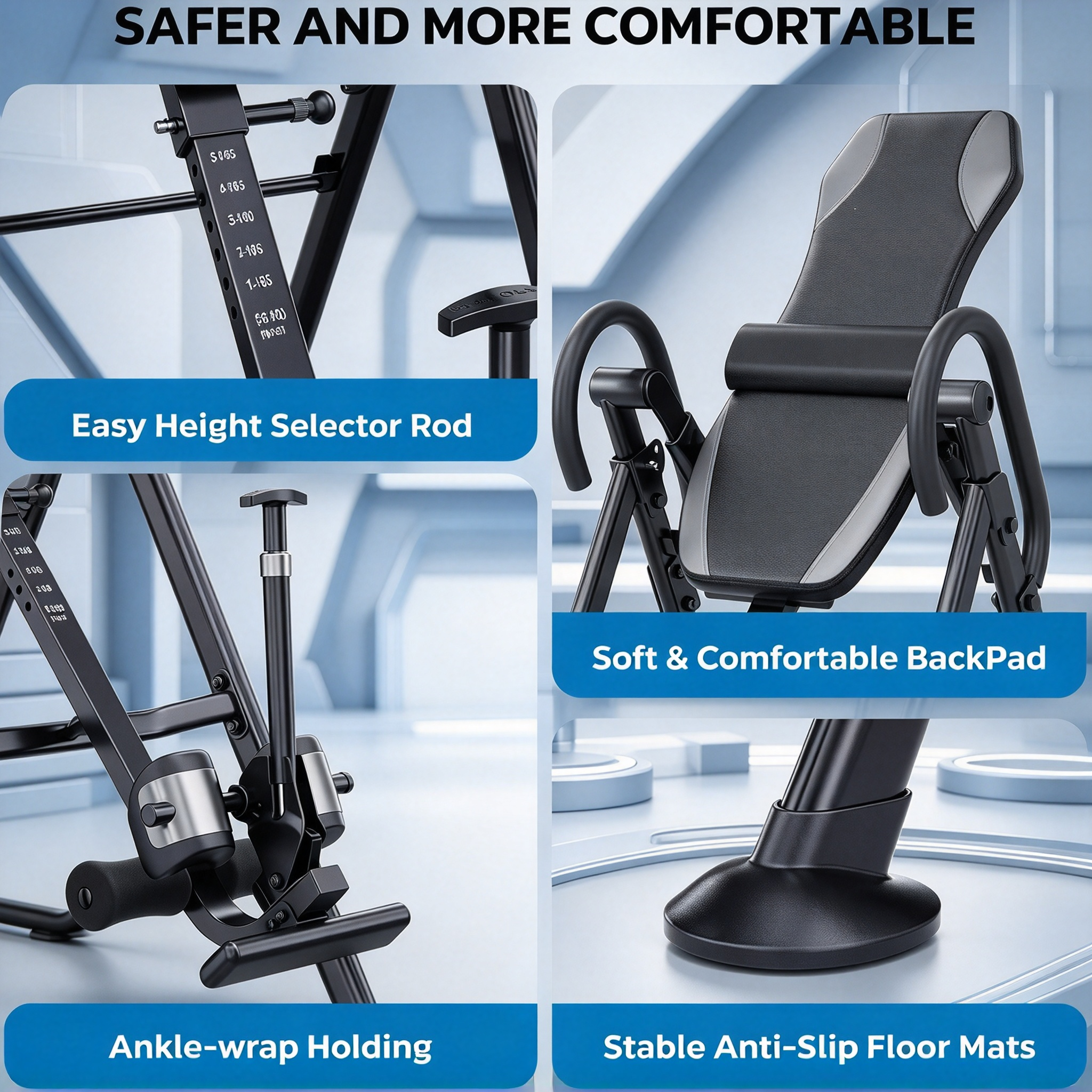 Spinal Decompression System – Adjustable Inversion, 300 lb Capacity