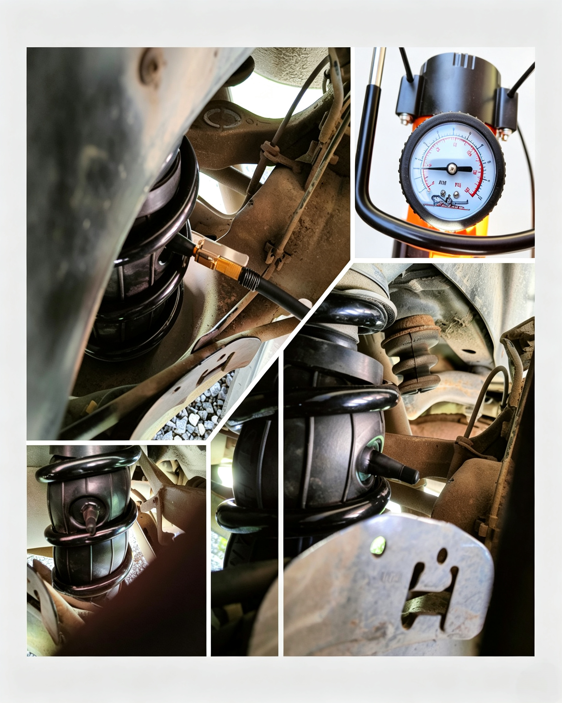 Air Suspension Helper – Prevents Rear Sag, Improves Towing Stability, Adds 2‑5cm Lift