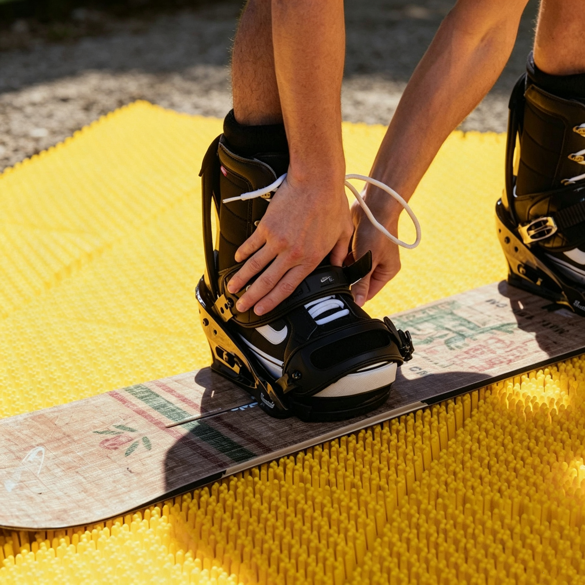 Dry Ski Mat – Train Off‑Season, 6.5ft × 6.5ft