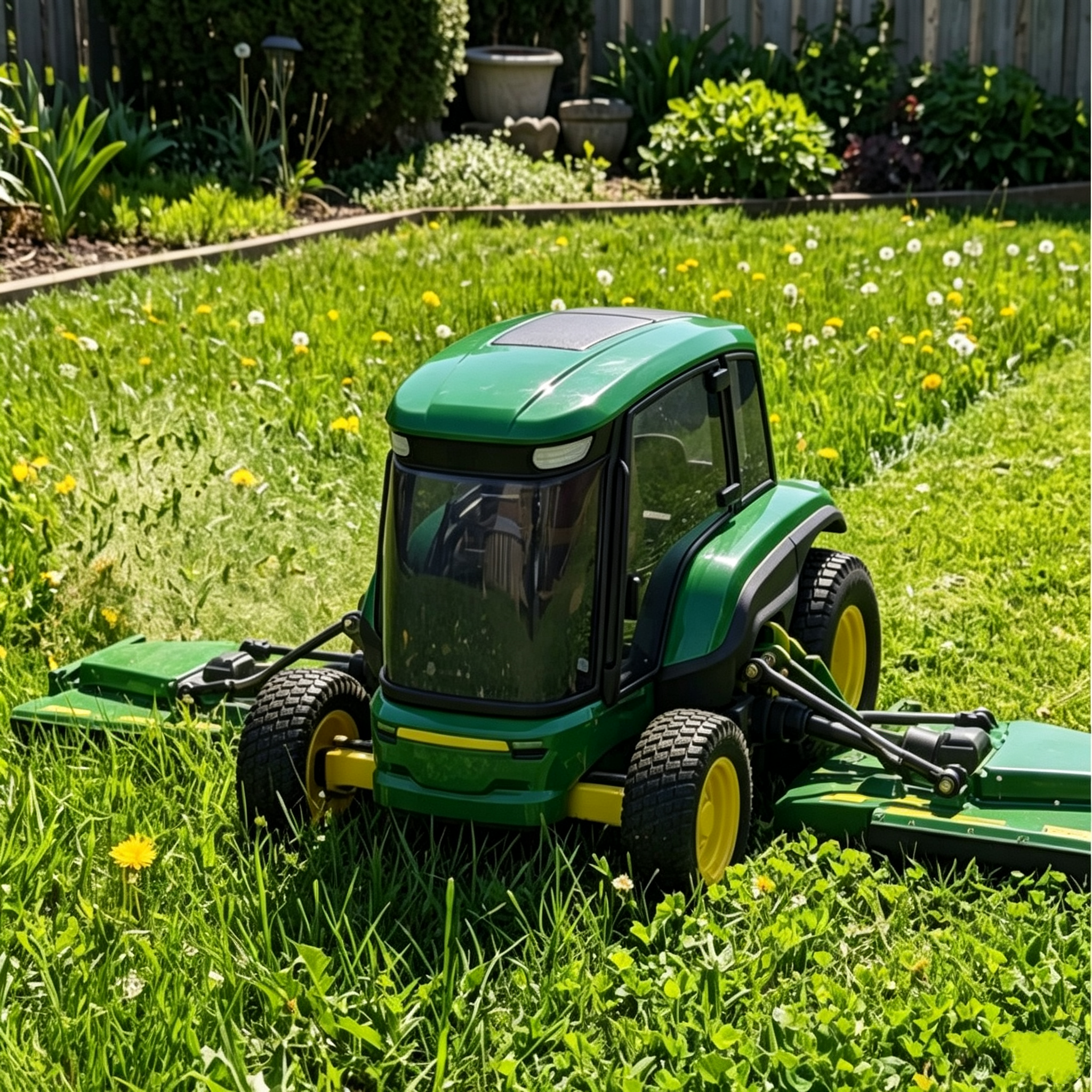 Robot Lawn Mower – Mini Tractor, Autonomous, Dual Decks, App Control