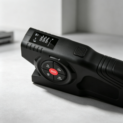 3‑in‑1 Digital Tape Measure – Laser + Tape + Screen, 50m Laser Range, ±1mm Accuracy, Auto Lock