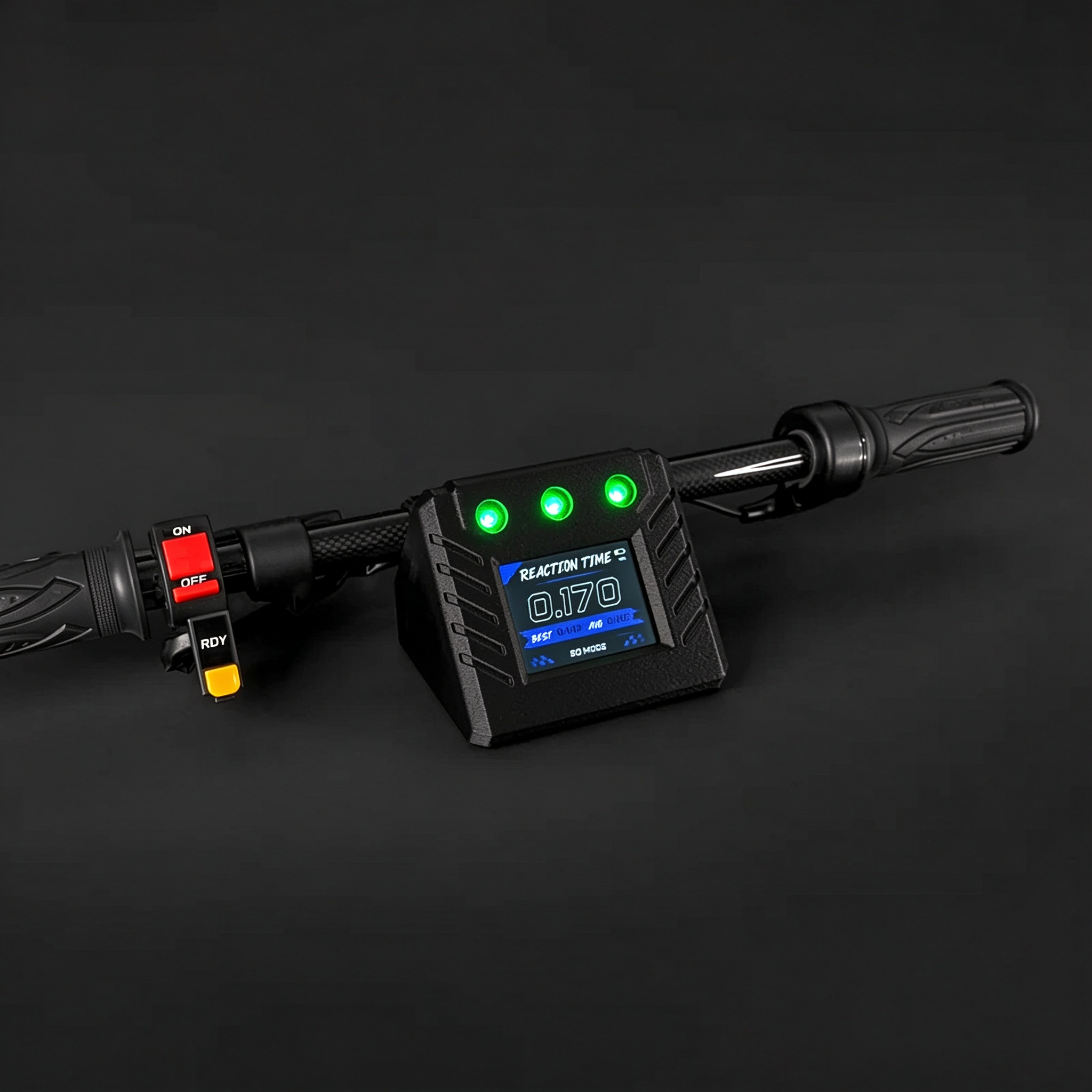 Motocross Gate Drop Reaction Timer – World's First Training Tool with Randomized Starts, Clutch Mode & Instant Feedback for Holeshot Practice