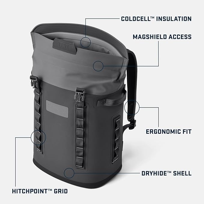 Backpack Soft Cooler with Magnetic Seal
