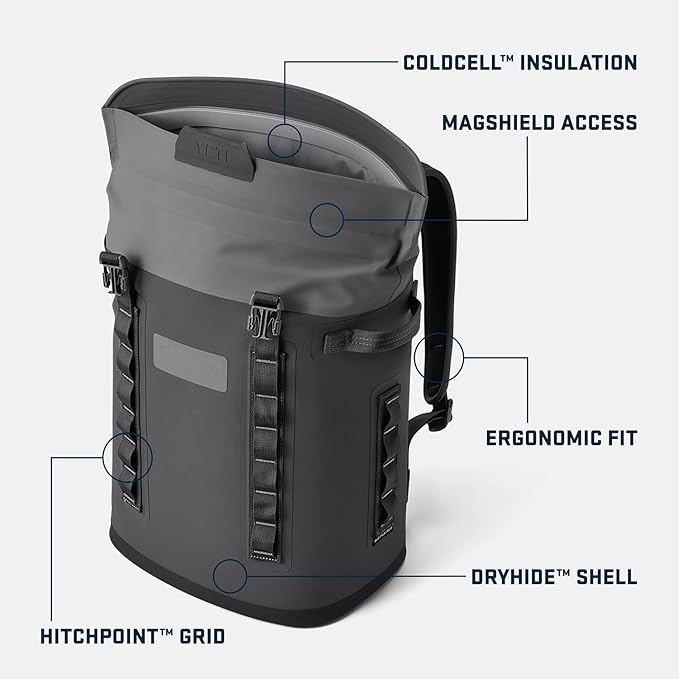 Backpack Soft Cooler with Magnetic Seal