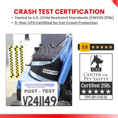 3-in-1 Crash-Tested Pet Carrier