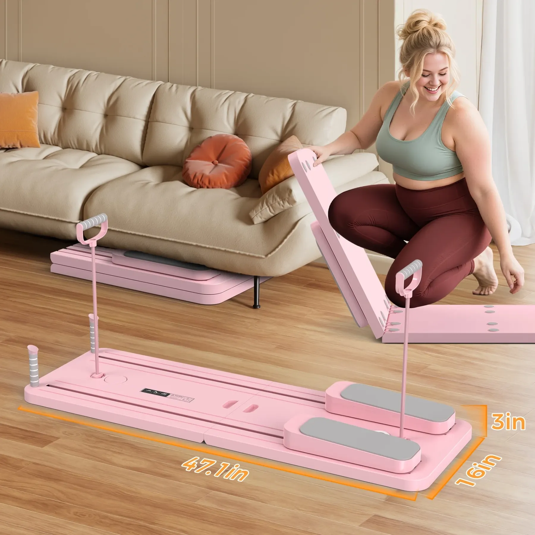 5-in-1 Folding Pilates Board