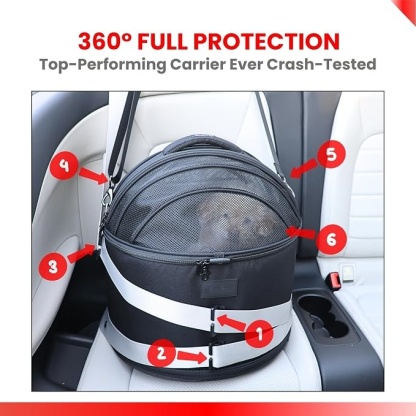 3-in-1 Crash-Tested Pet Carrier