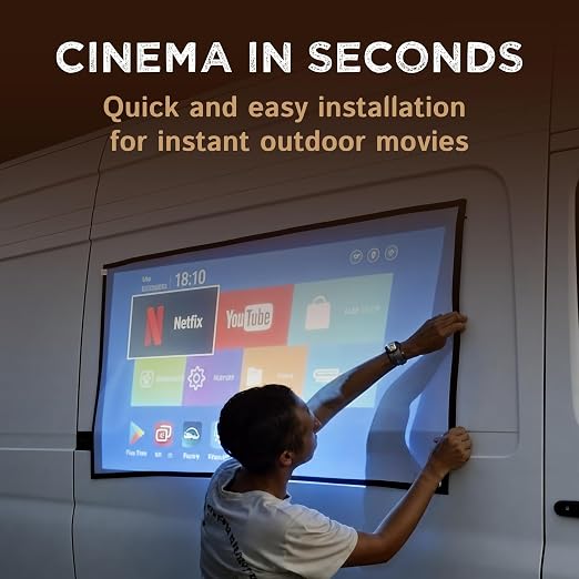 Magnetic Outdoor Projector Screen