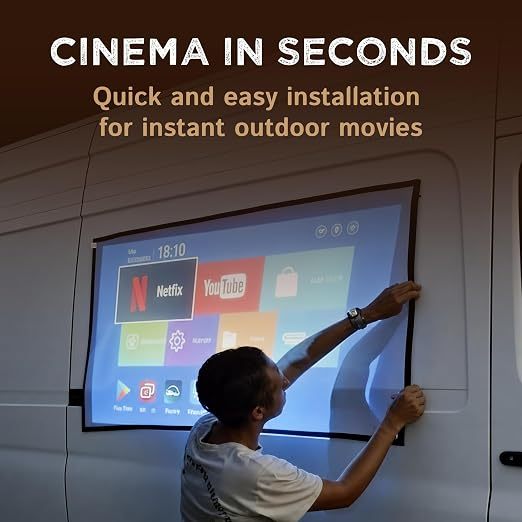 Magnetic Outdoor Projector Screen
