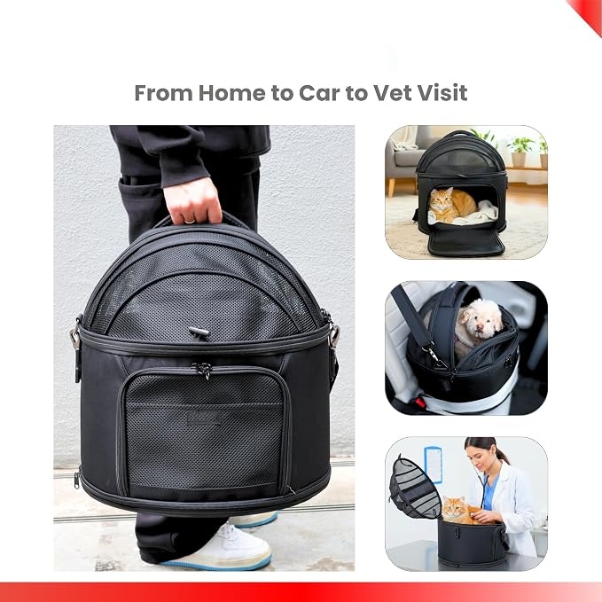 3-in-1 Crash-Tested Pet Carrier