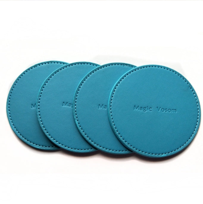 leather coaster