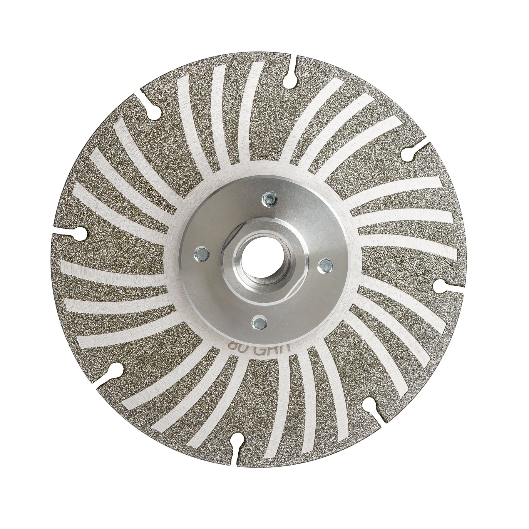 Electroplated Diamond Angle Grinding Wheel – 5″ Plus+, Turbo Thread Adaptor, Flush Grinding, Multi‑Material