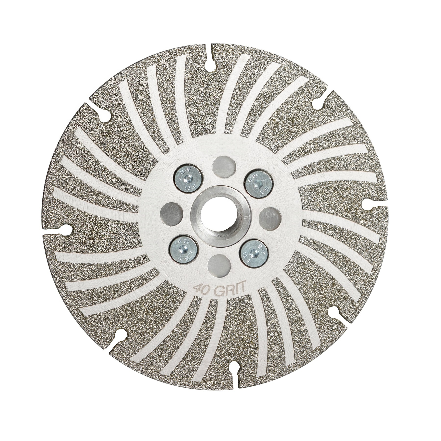 Electroplated Diamond Angle Grinding Wheel – 5″ Plus+, Turbo Thread Adaptor, Flush Grinding, Multi‑Material