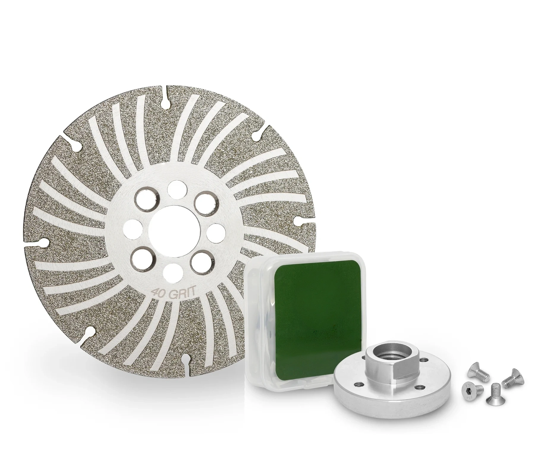 Electroplated Diamond Angle Grinding Wheel – 5″ Plus+, Turbo Thread Adaptor, Flush Grinding, Multi‑Material