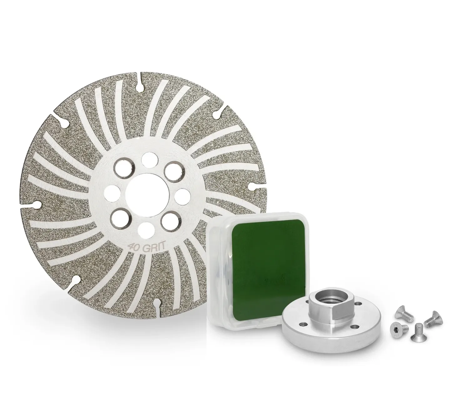 Electroplated Diamond Angle Grinding Wheel – 5″ Plus+, Turbo Thread Adaptor, Flush Grinding, Multi‑Material