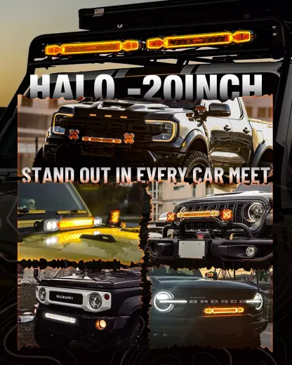 20″ LED Light Bar – Combo Beam, 22,500 Lumen, Dynamic DRL, IP68, 9‑60V