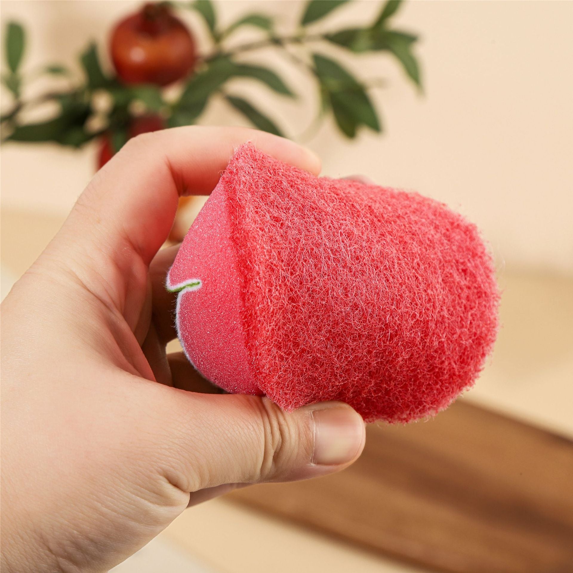 shaped dish scrubber