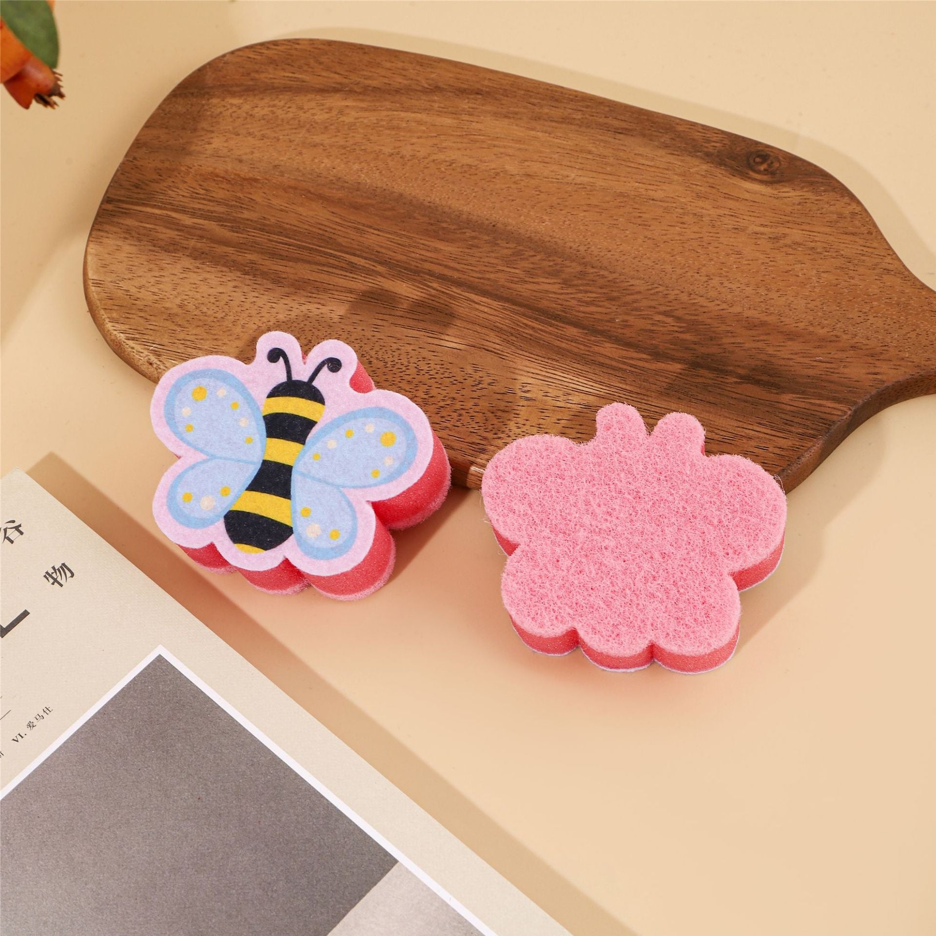shaped dish scrubber