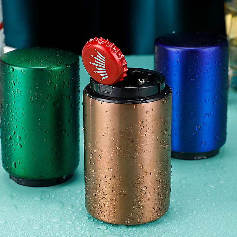 push-type bottle opener