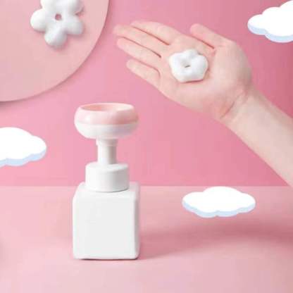 hand washing bubble bottle
