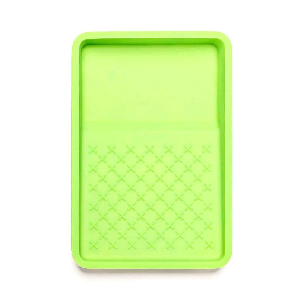 Reusable Paint Tray Set – Silicone Liner, Airtight Lid, Fits 9″ Rollers, Keeps Paint Fresh for Weeks