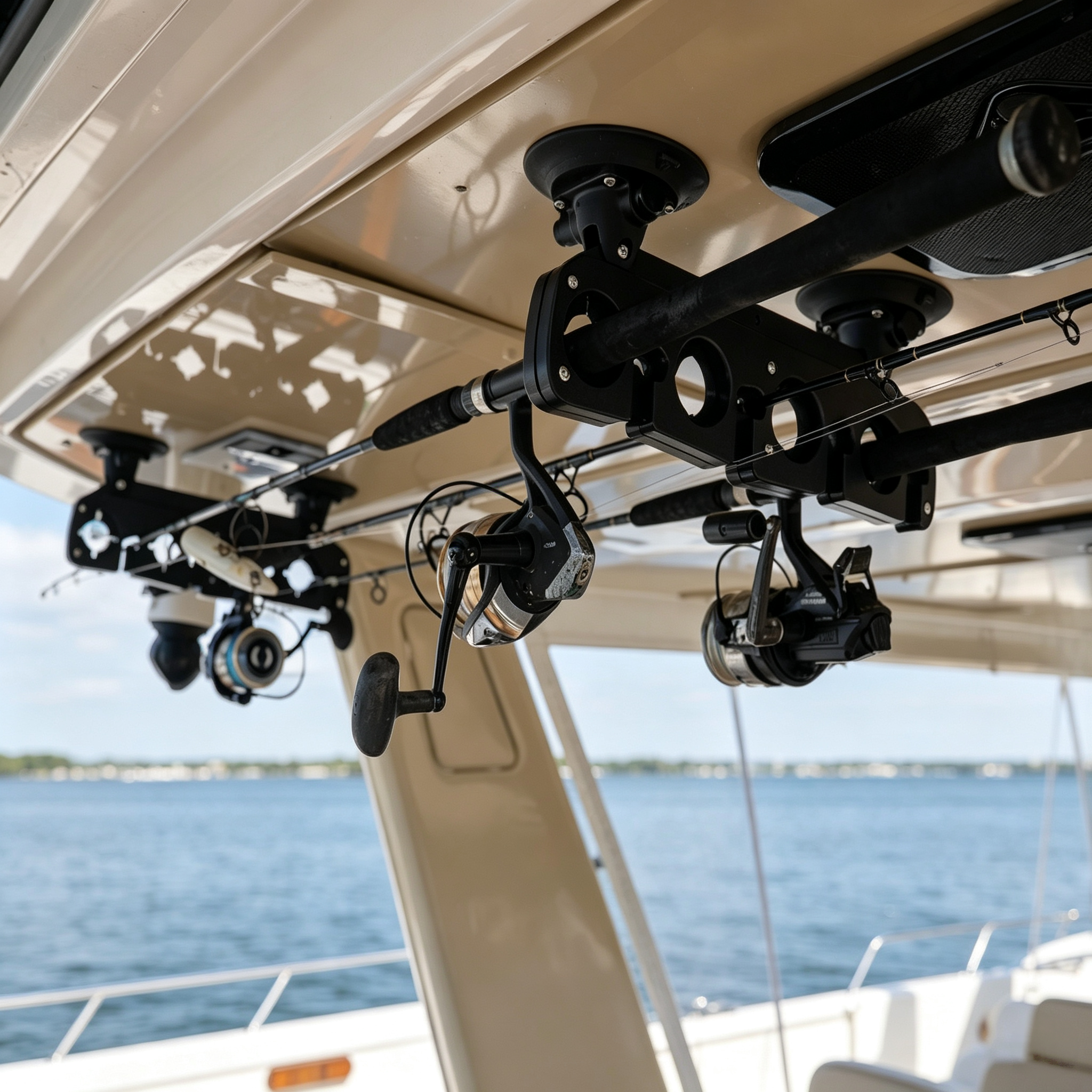 Rod Rack – Holds 8 Rods, Suction Mount, Offshore‑Ready, Sold in Pairs