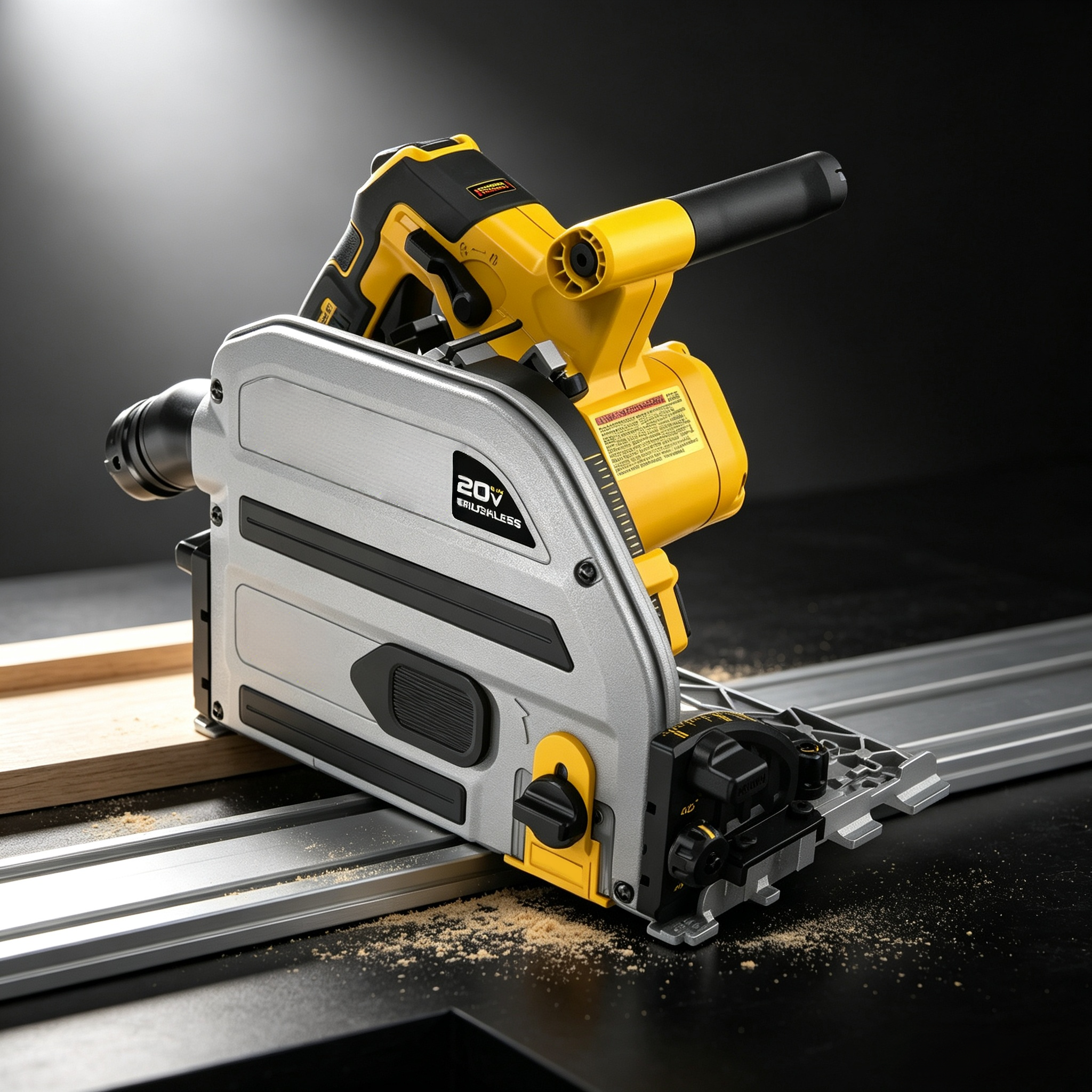 Cordless 6-1/2 Inch Brushless Plunge Track Saw
