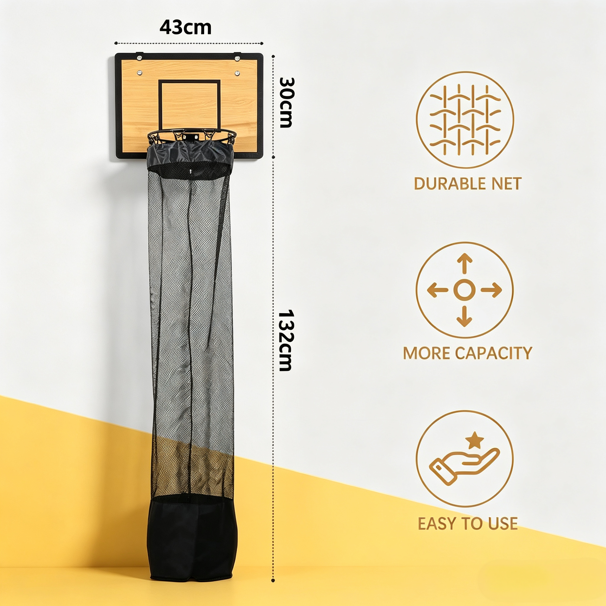 Basketball Laundry Hamper