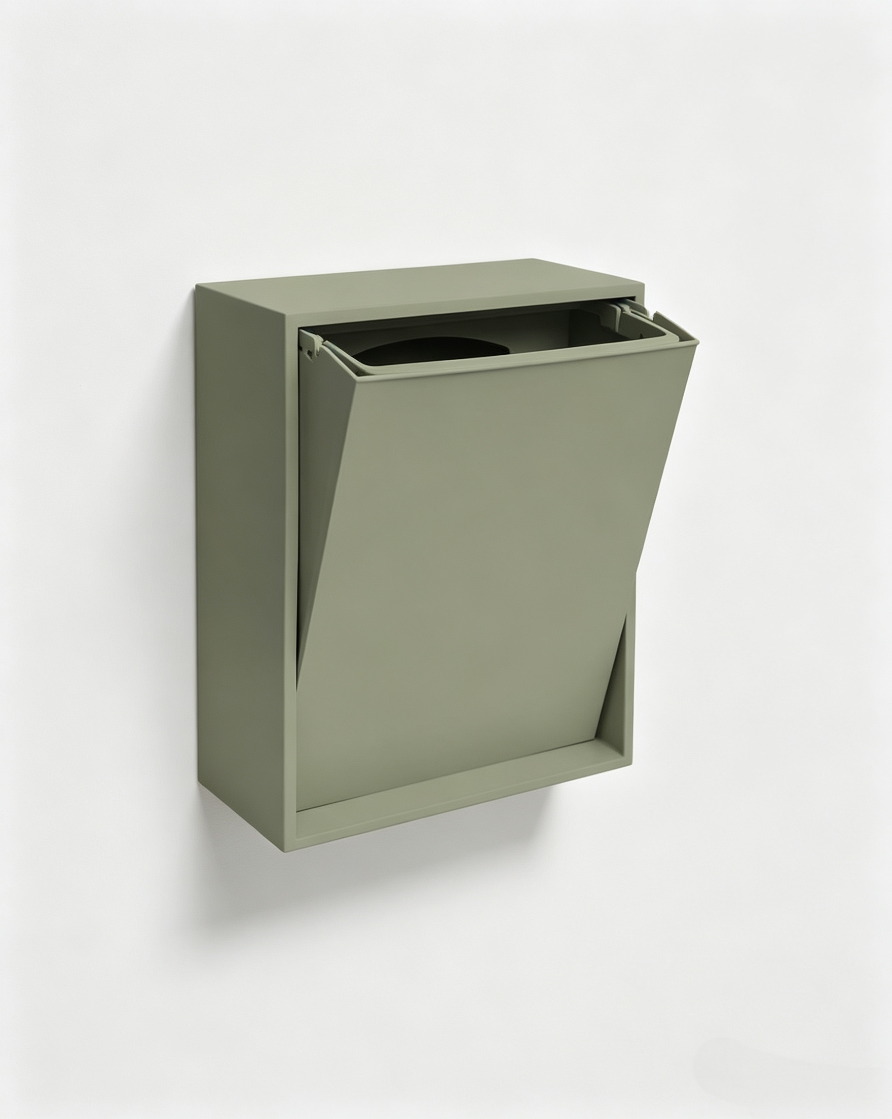Wall-Mounted Recycling & Storage Box