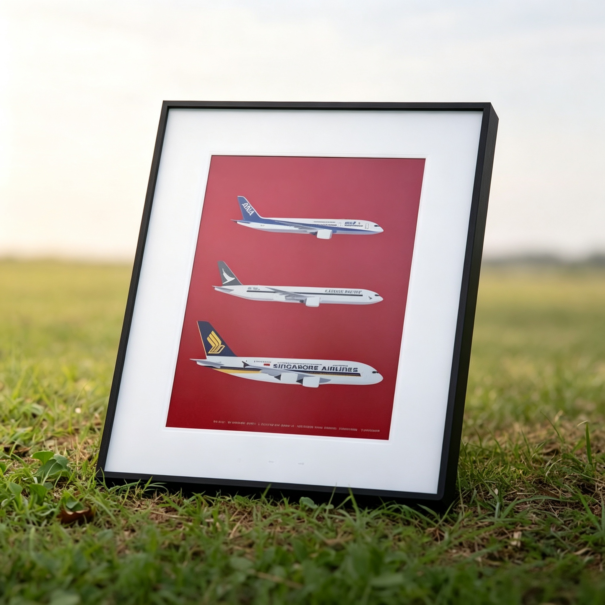 Smart Aviation Flight Tracker Art Frame