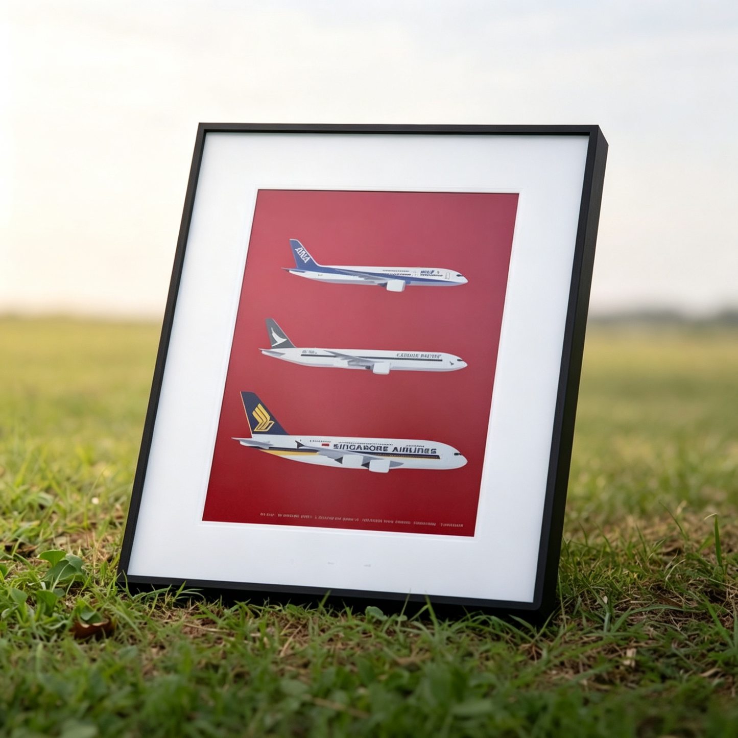 Smart Aviation Flight Tracker Art Frame