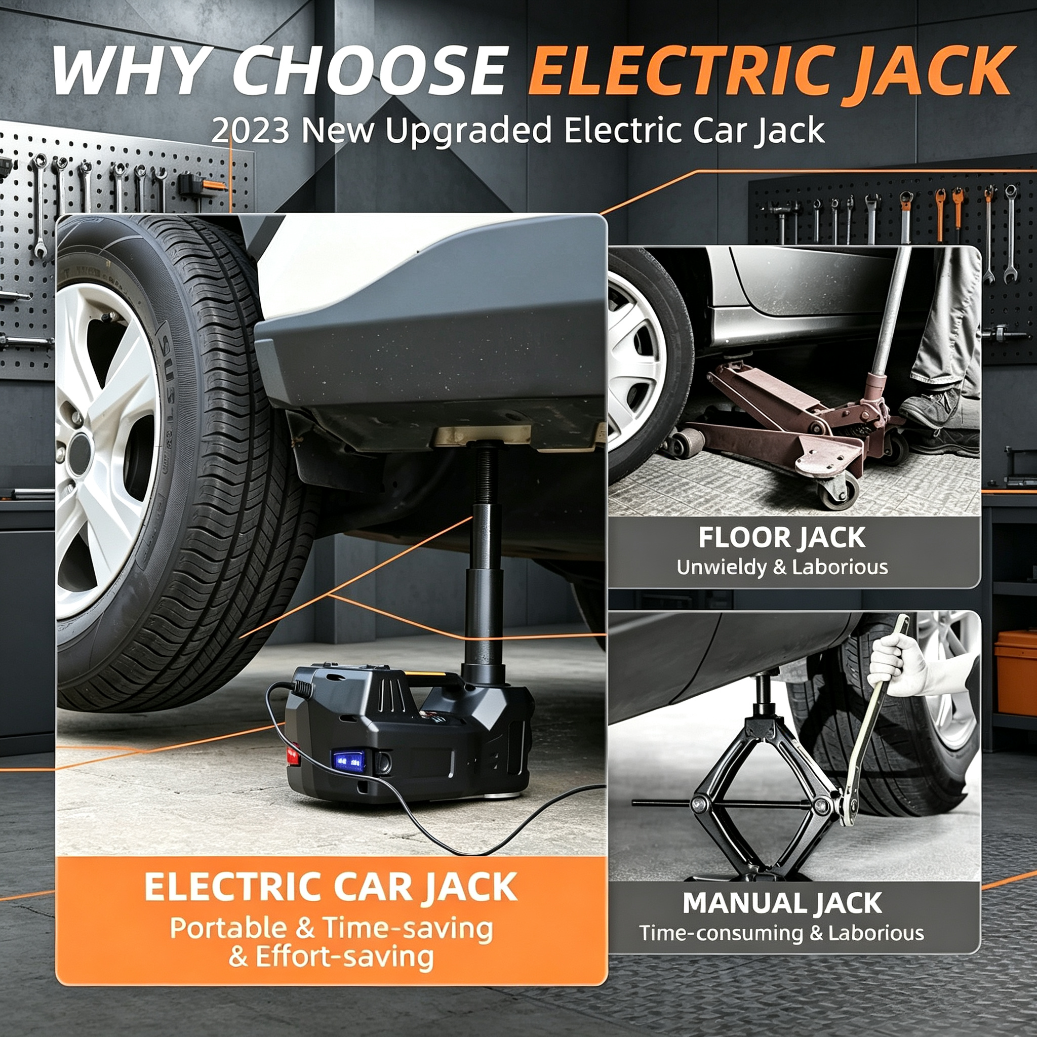 5 Ton Electric Car Jack Kit
