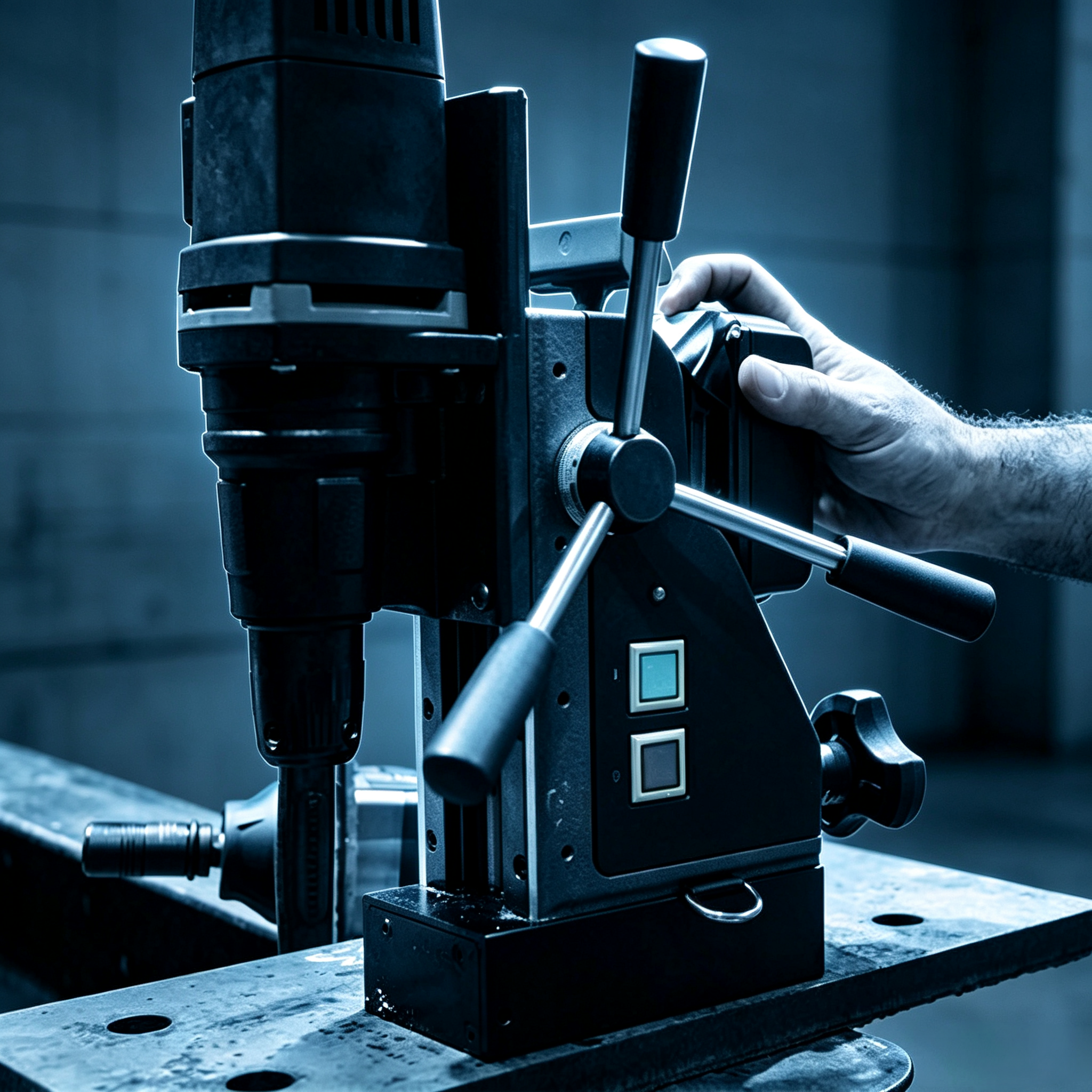 Cordless Magnetic Drill for Professional Metalworking