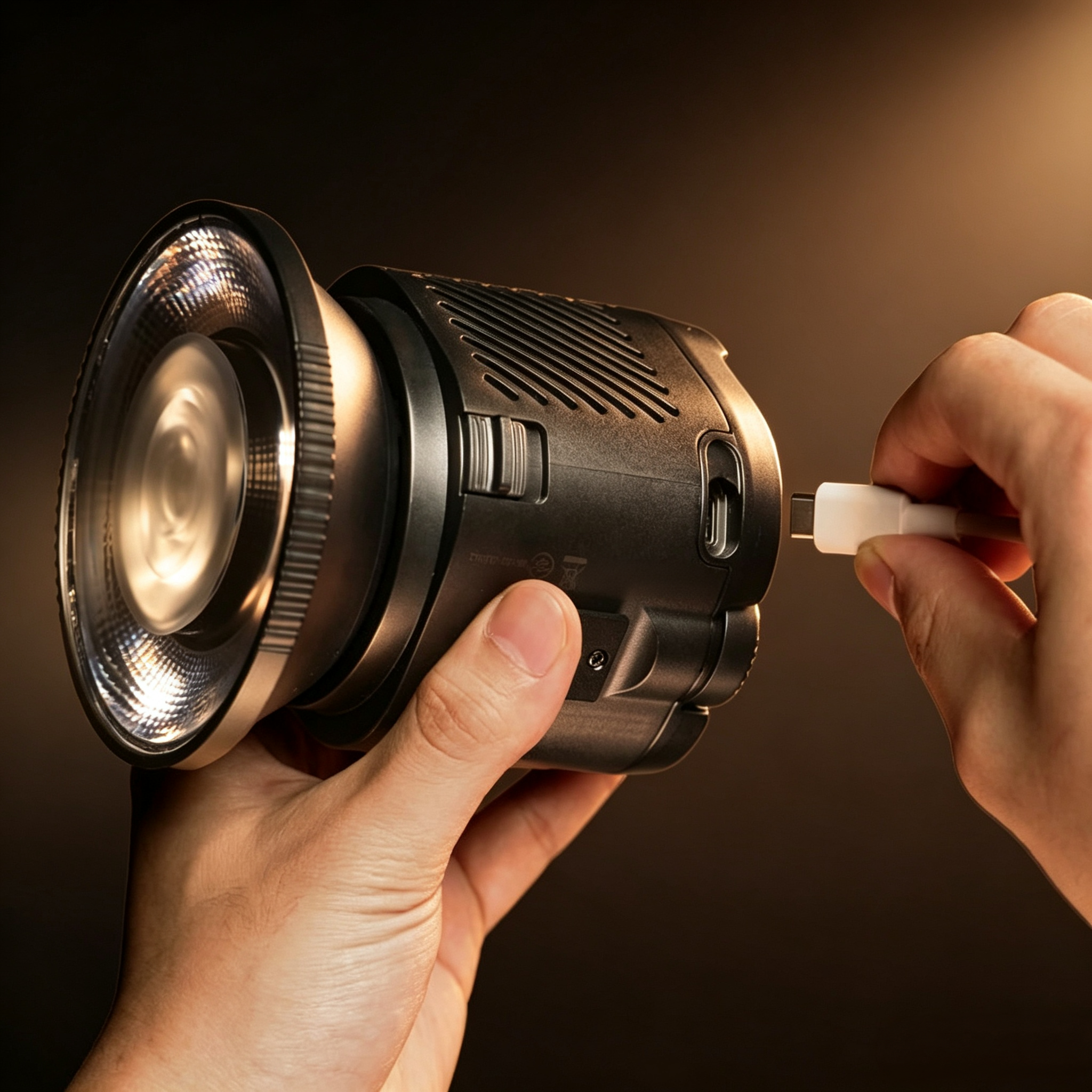 Portable 60W COB Video Light for Professional Content Creation