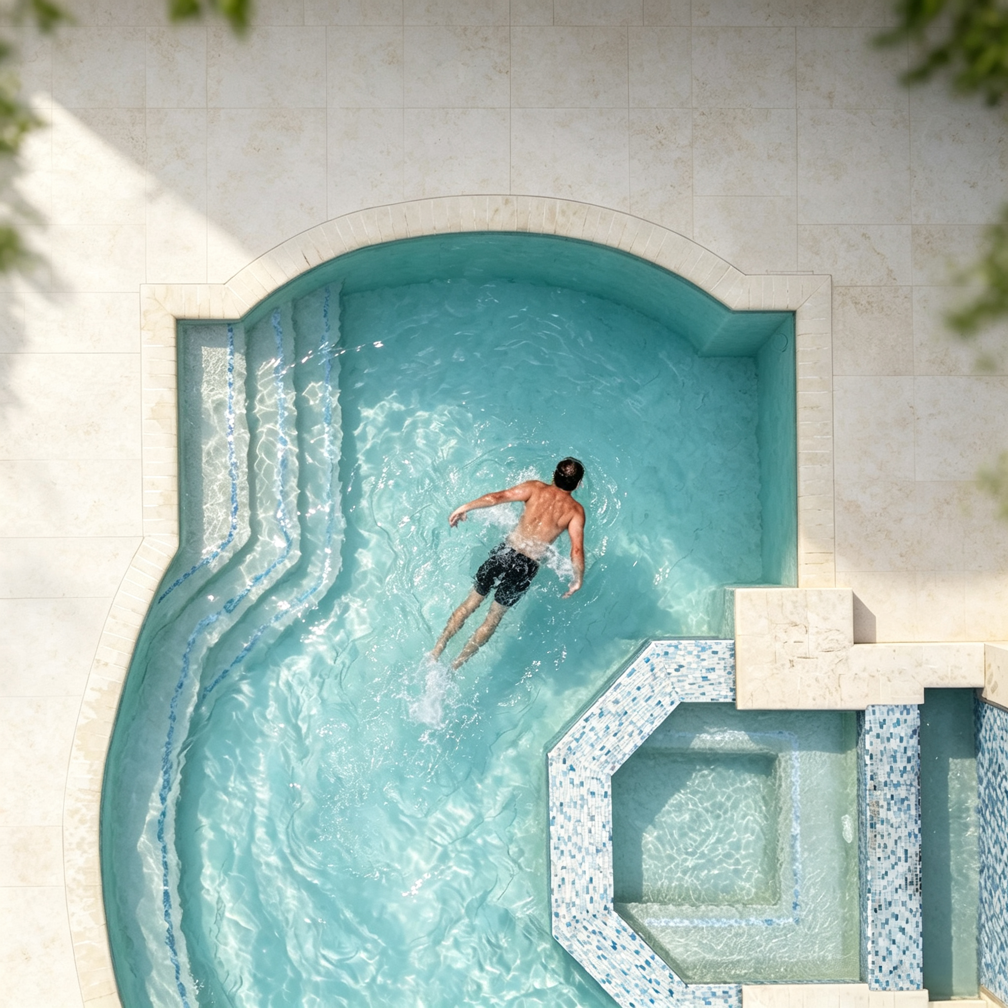 Portable Battery Powered Pool Swim Machine