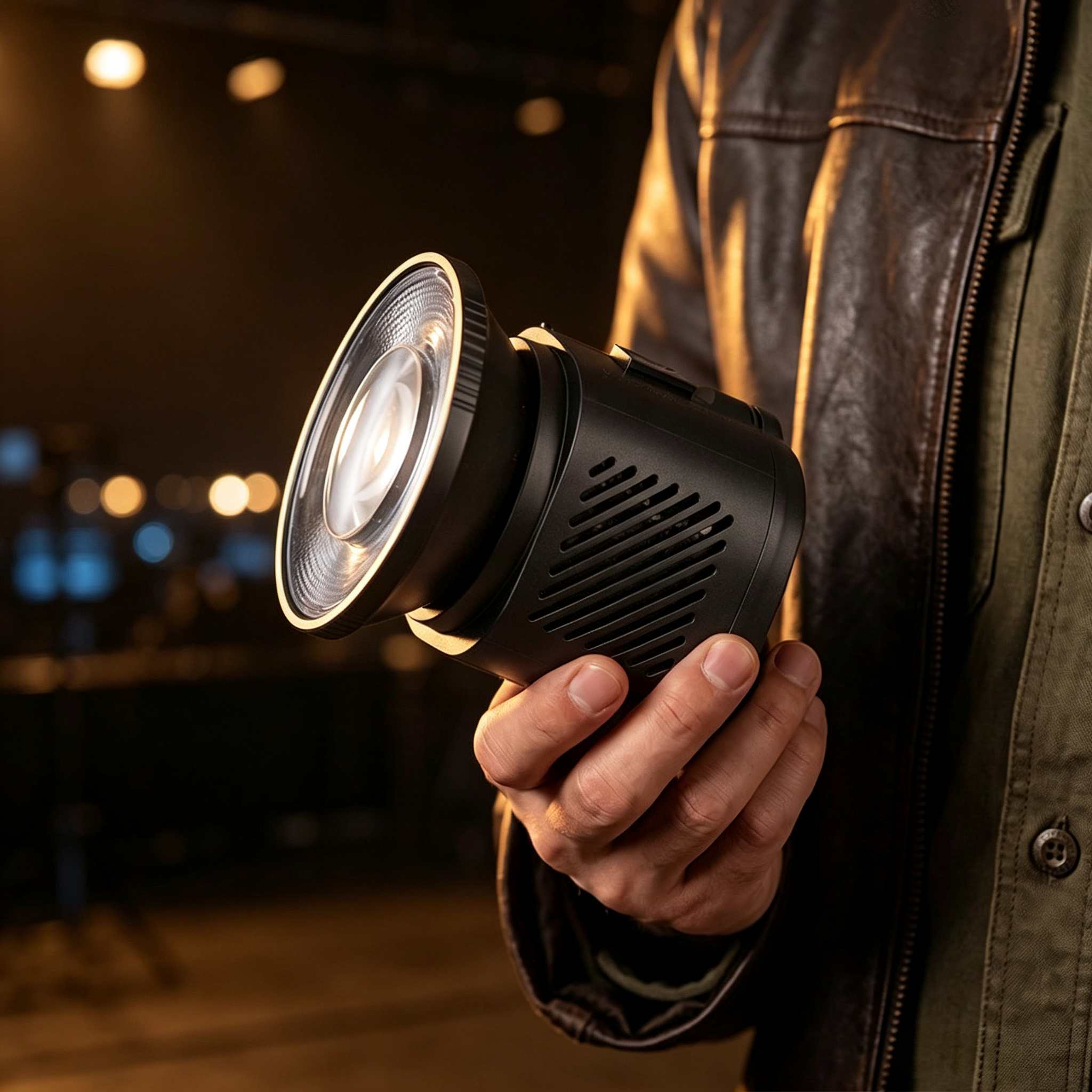 Portable 60W COB Video Light for Professional Content Creation