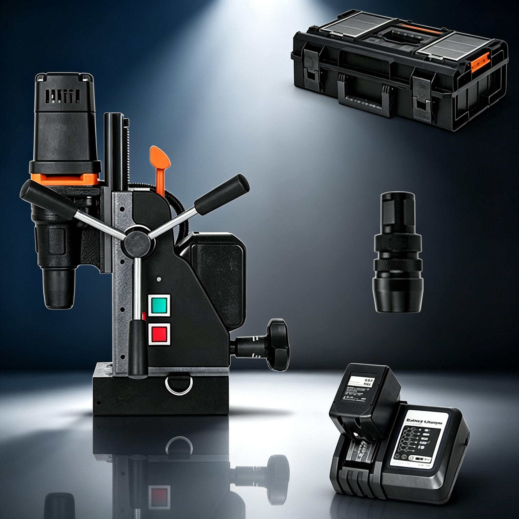 Cordless Magnetic Drill for Professional Metalworking